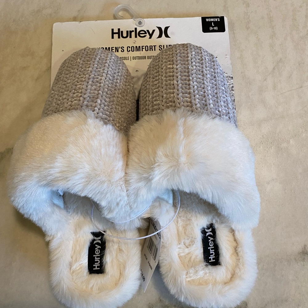 NWT Hurley women’s comfort slippers